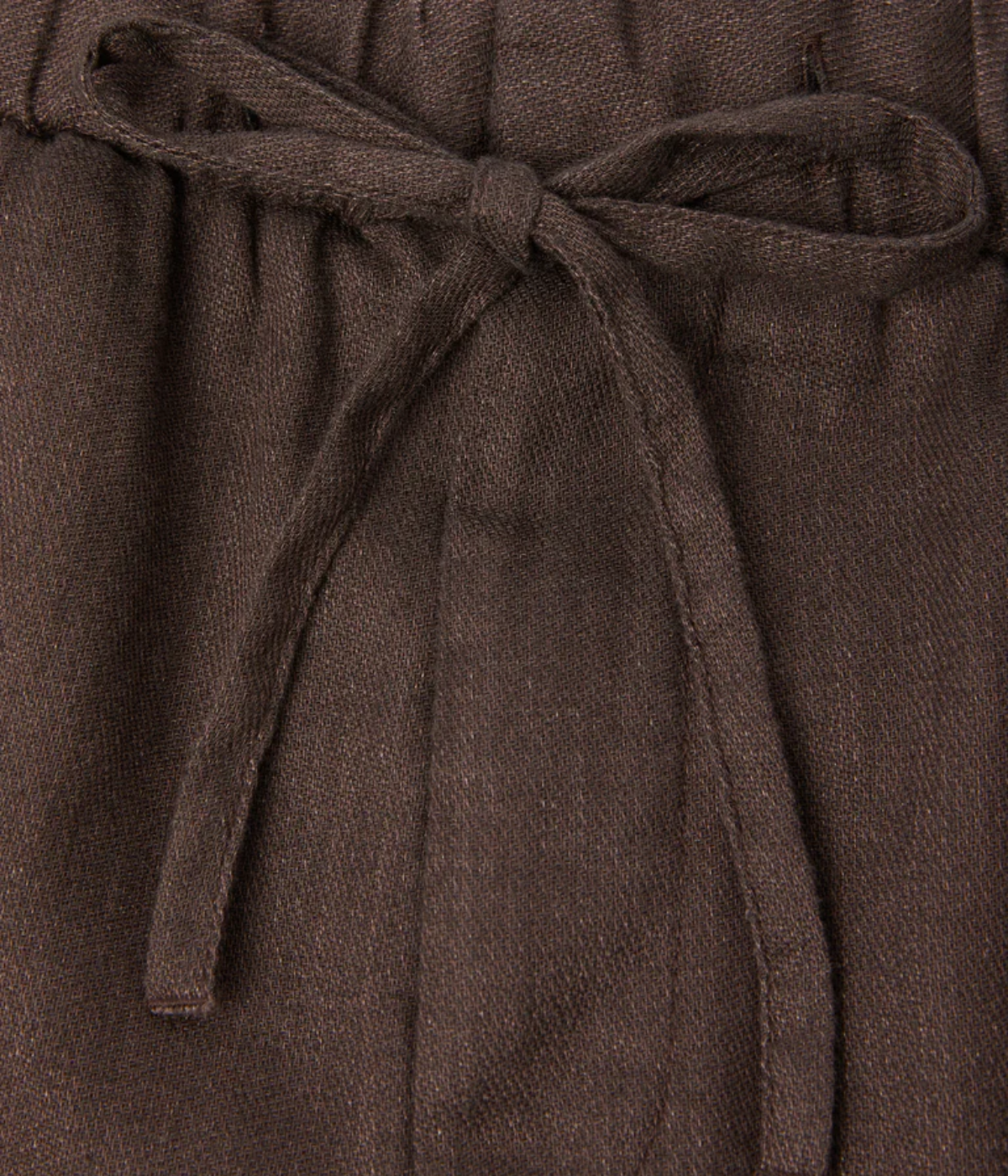 Felipe Linen Shorts In Brown