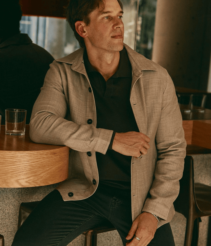 Gug Jacket in Beige