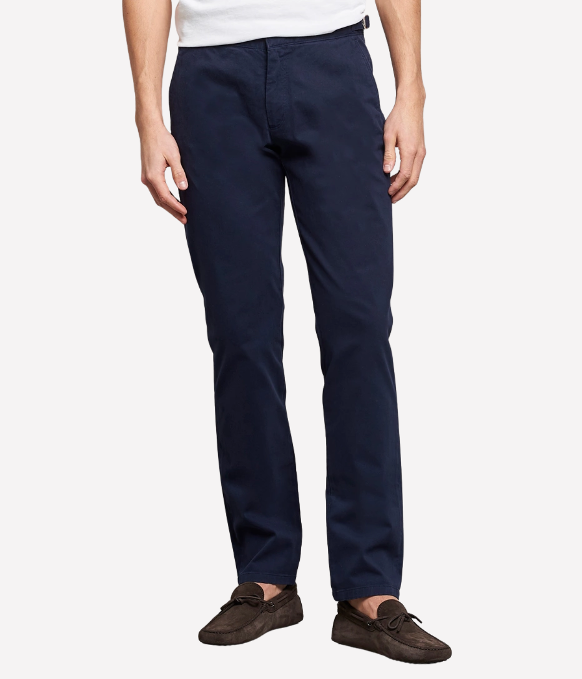Fallon Stretch Cotton Pant in Dark Navy