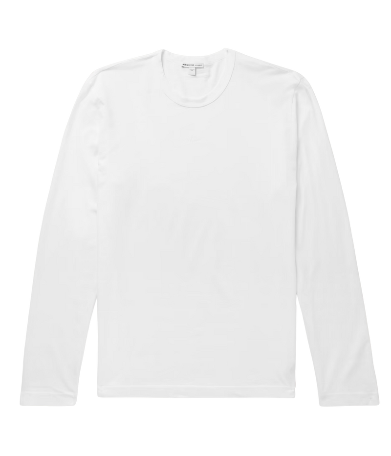 *FINAL SALE*Long Sleeve Crew in White
