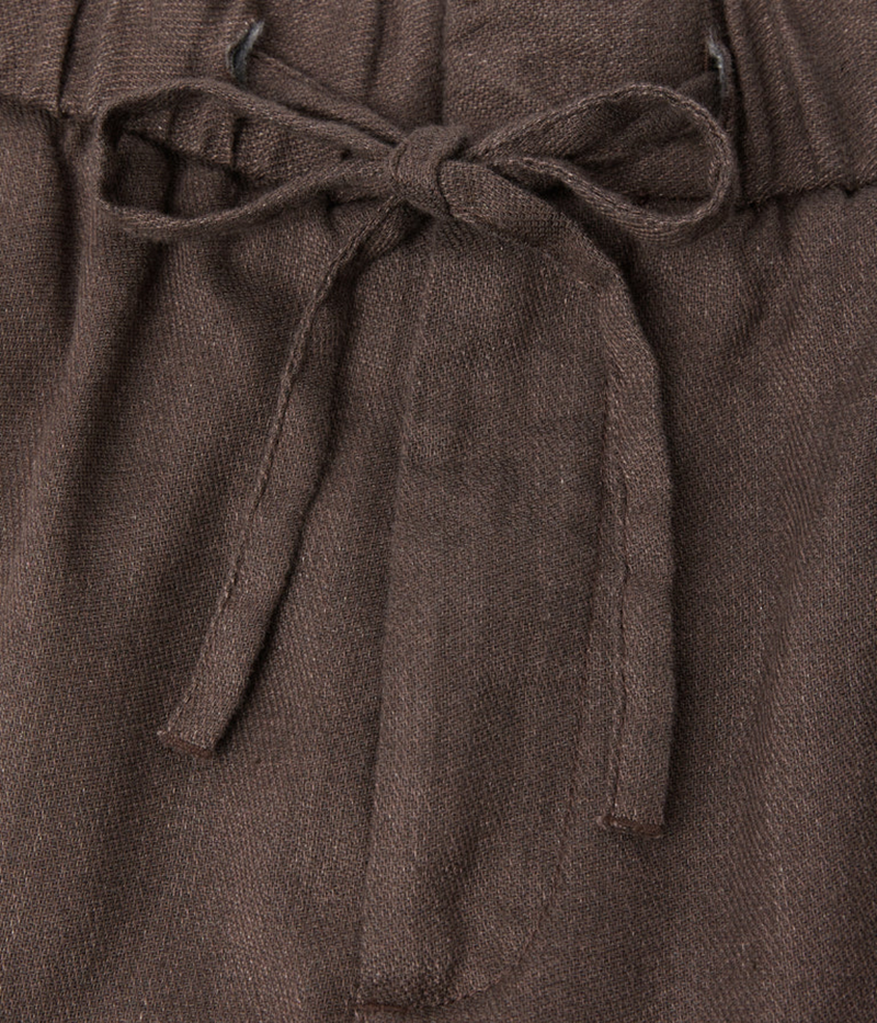 Oscar Linen Chinos In Brown