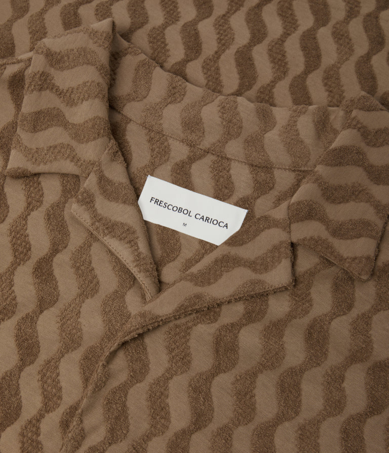 Roberto Terry Shirt In Caramel