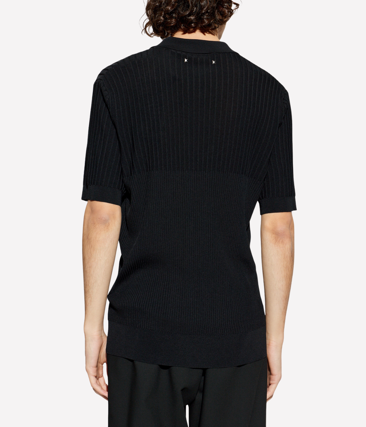 Journey MS Polo Knit in Black