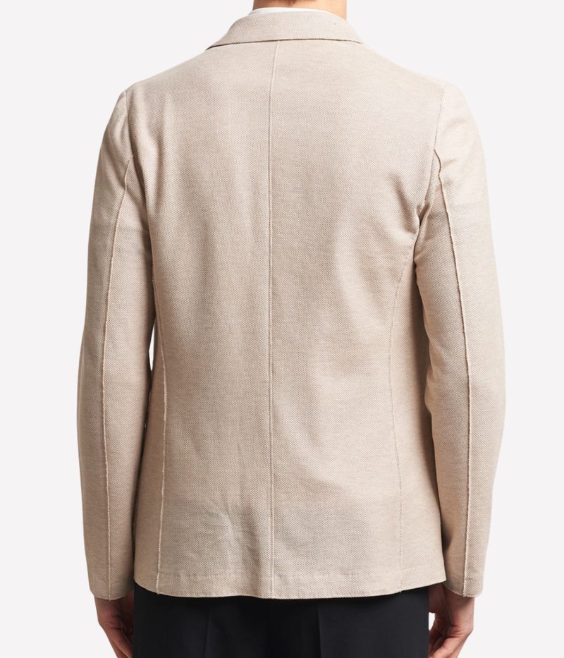 Loro Piana Honeycomb Blazer in Cream