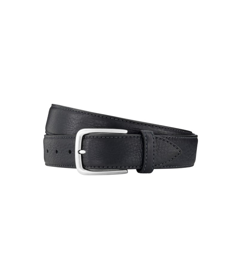 Calexico Man Edwardo Belt in Black rolled view.