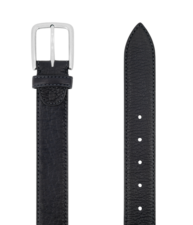 Calexico Man Edwardo Belt in Black buckle and tip details
