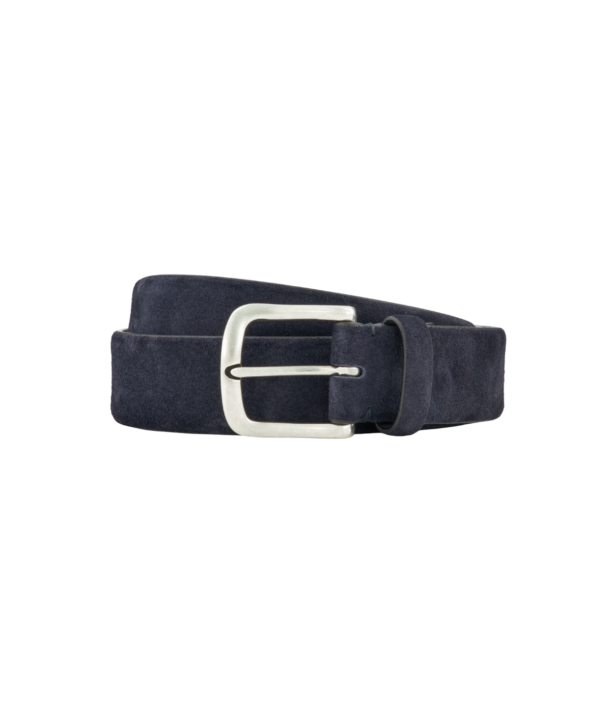 Calexico Man Raphael Belt in Sevre rolled view.