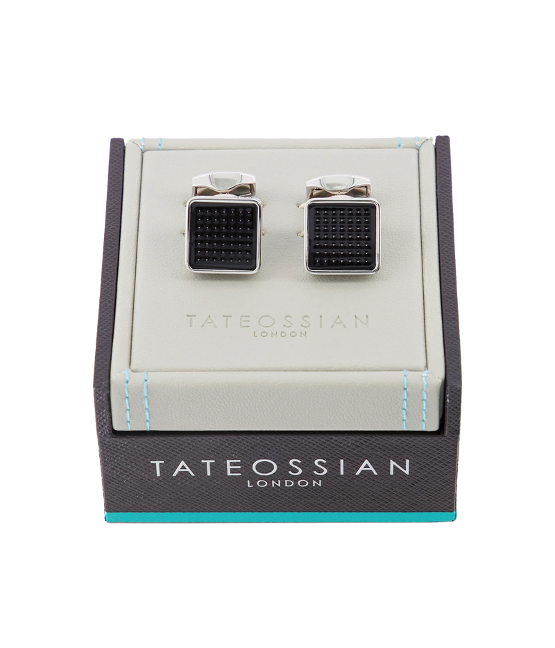 Enamel Black Cufflinks