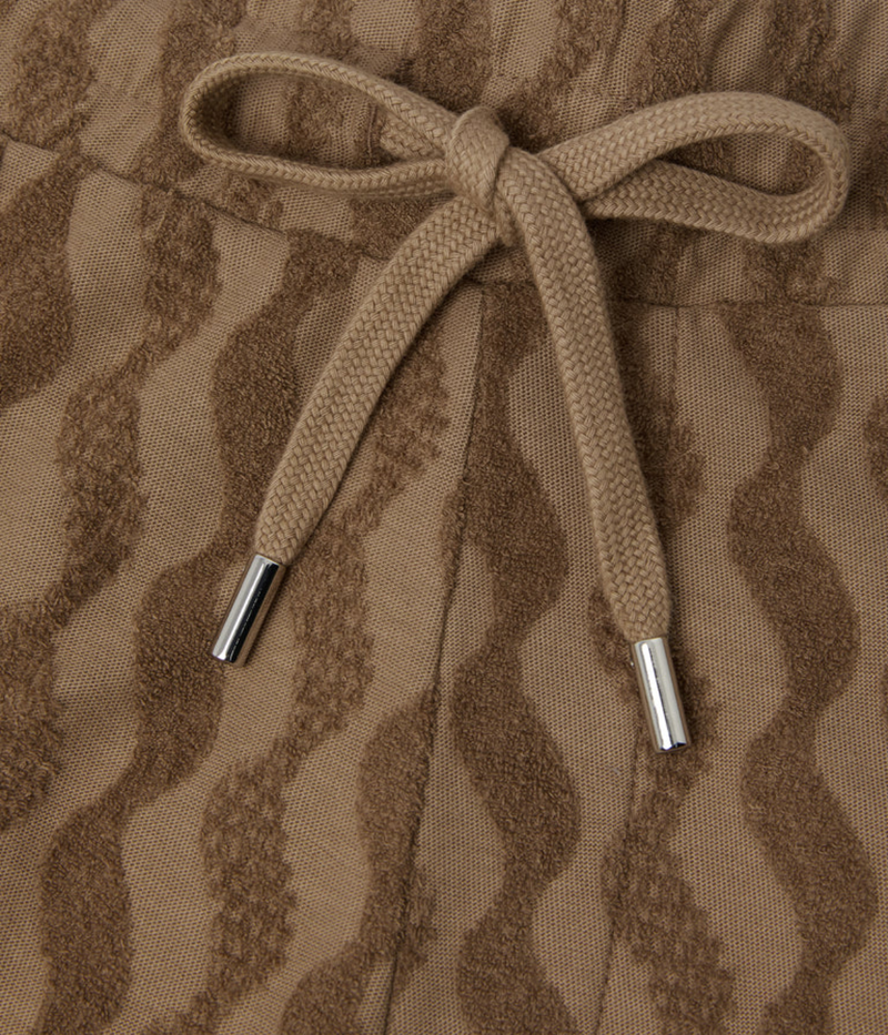 Augusto Listra Terry Shorts In Caramel