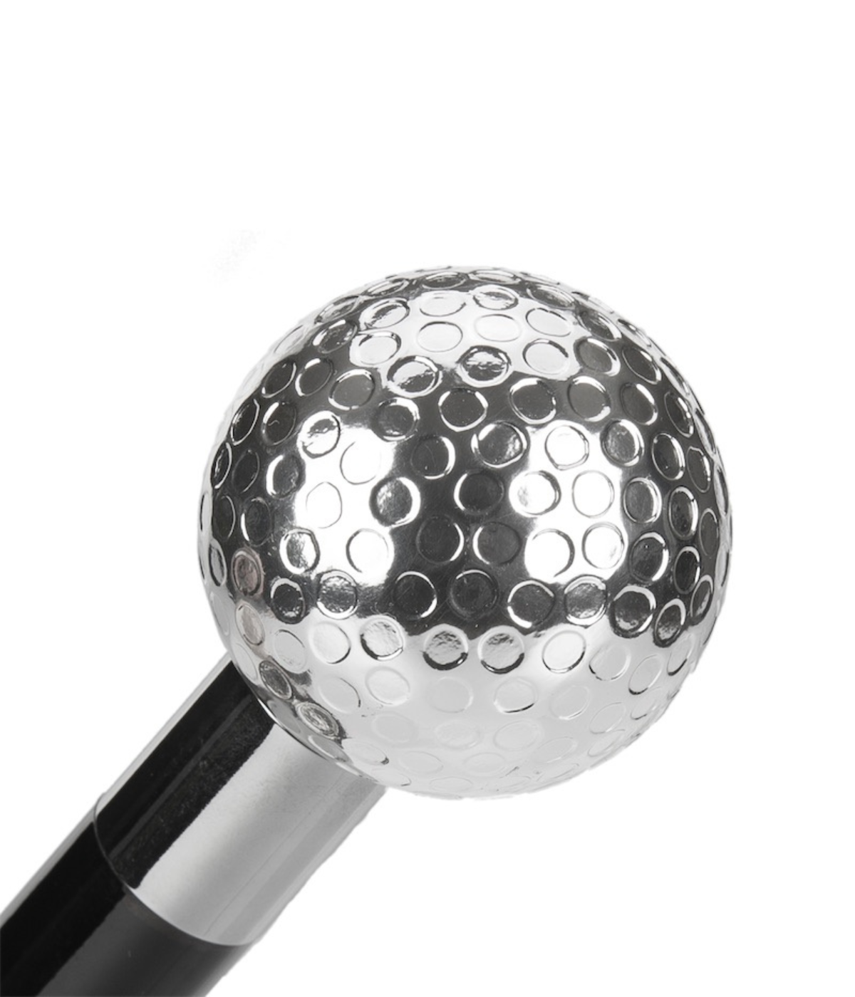 Pasotti Silver Golf Ball Shoehorn - Golf ball closeup Shot