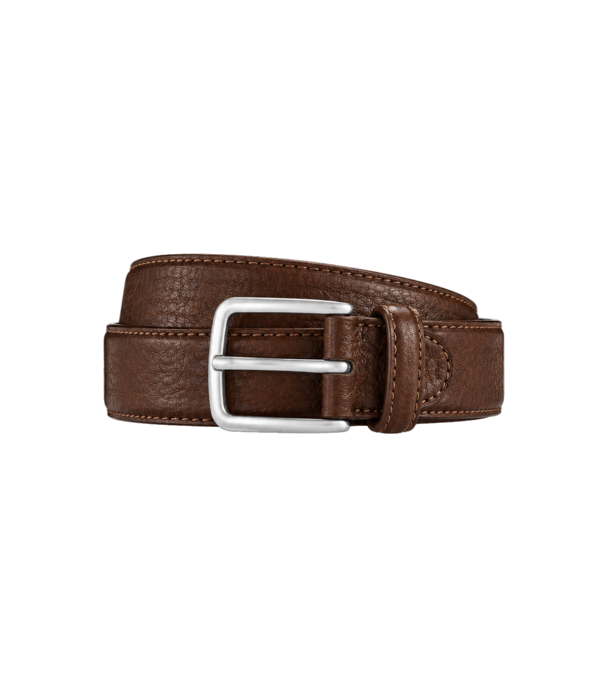 Calexico Man Edwardo Belt in Brown Rolled View