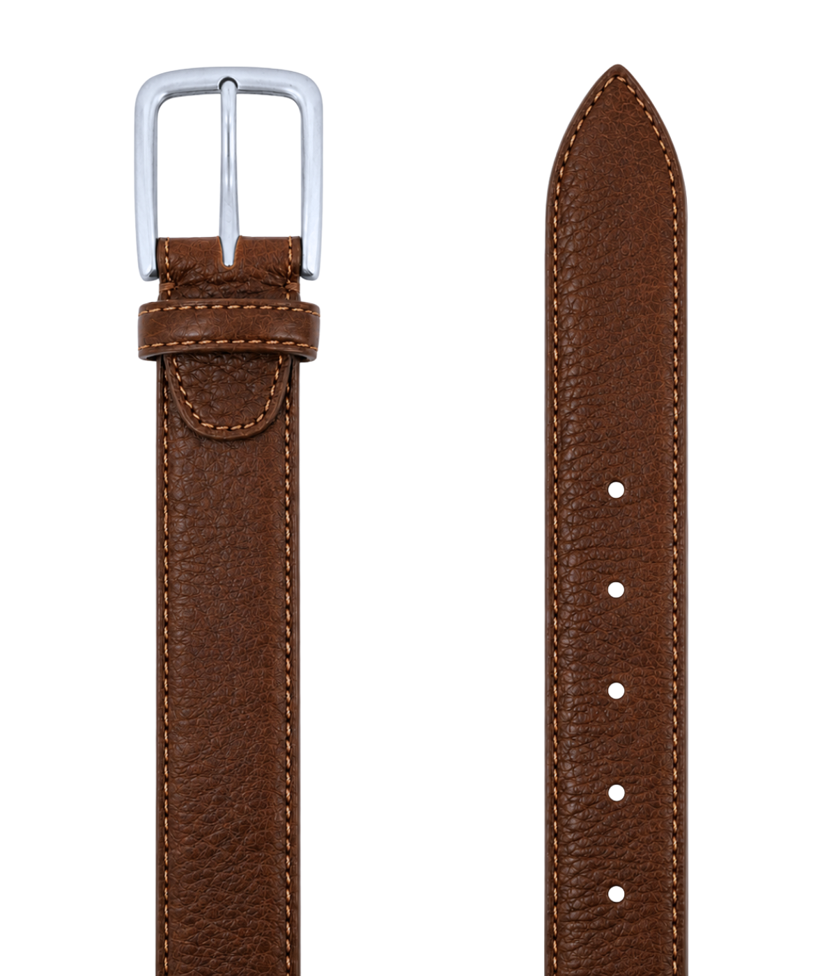 Calexico Man Edwardo Belt in Brown Buckle & Tip Details