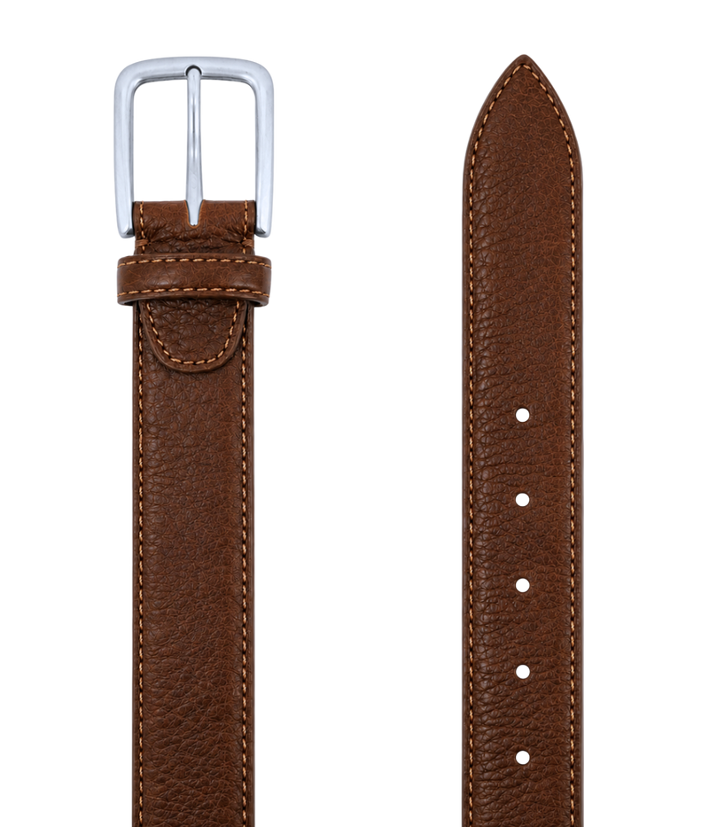 Calexico Man Edwardo Belt in Brown Buckle & Tip Details