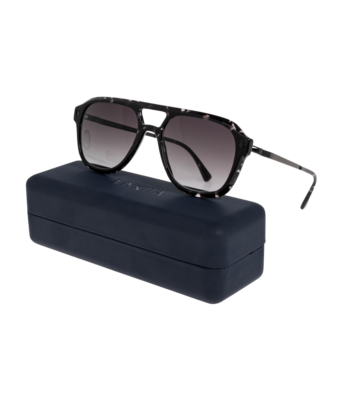 MYKITA MYLON Lavand Sun 406 with Black & Havana eyewear case 