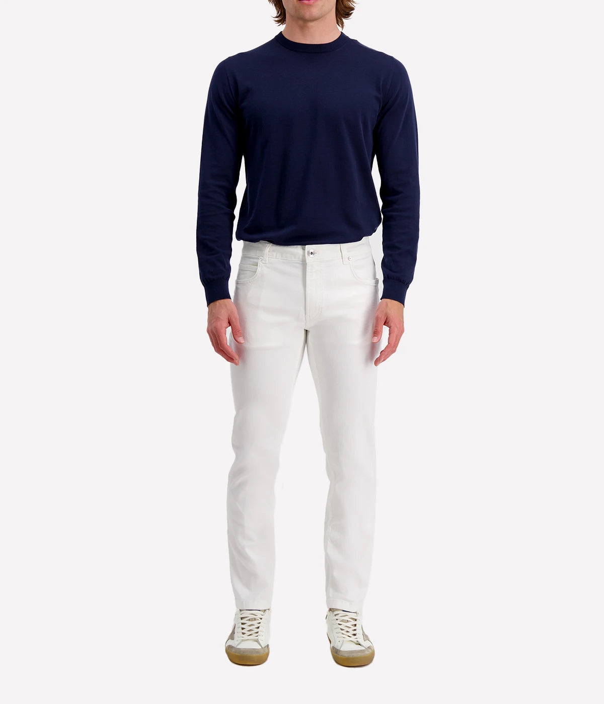 5 Pocket Pants in White