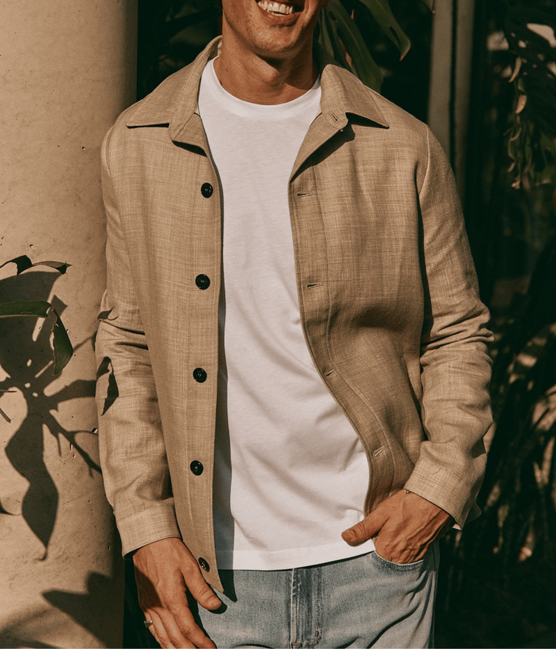 Gug Jacket in Beige