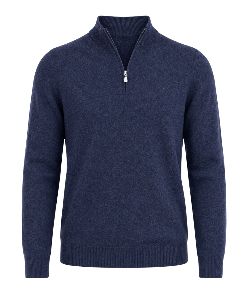 Mock Zip in BLUE