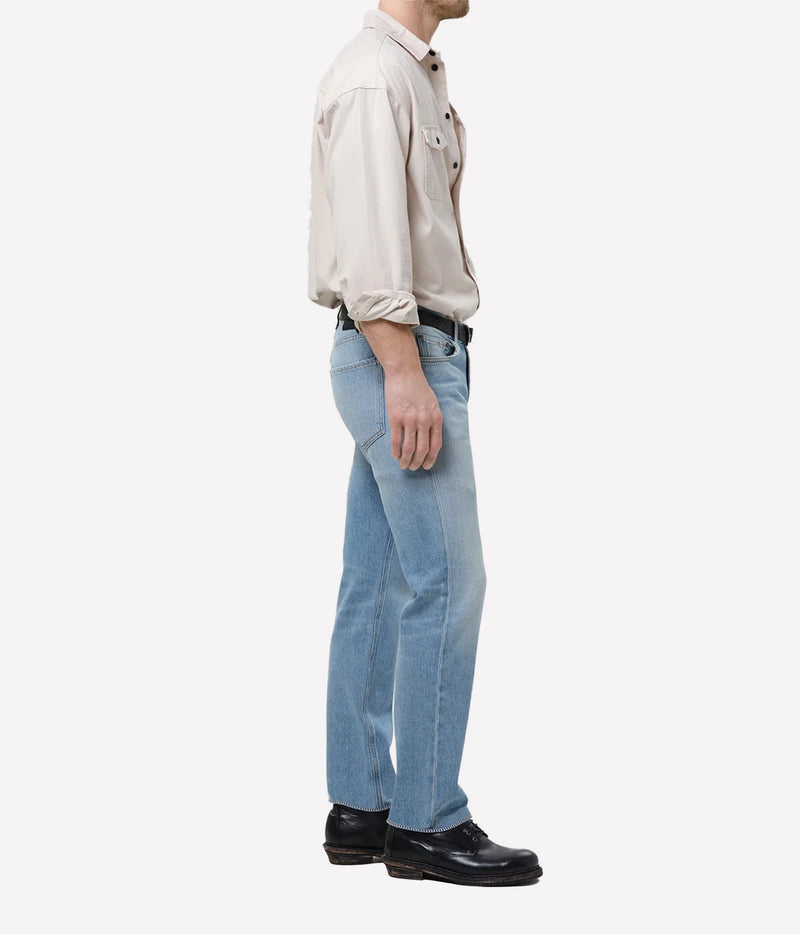 Citizens of Humanity Elijah Jean in Light Blue - side view on model