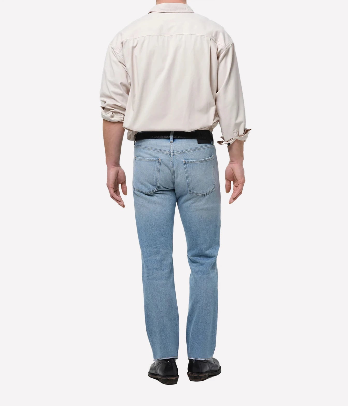 Citizens of Humanity Elijah Jean in Light Blue - back view on model