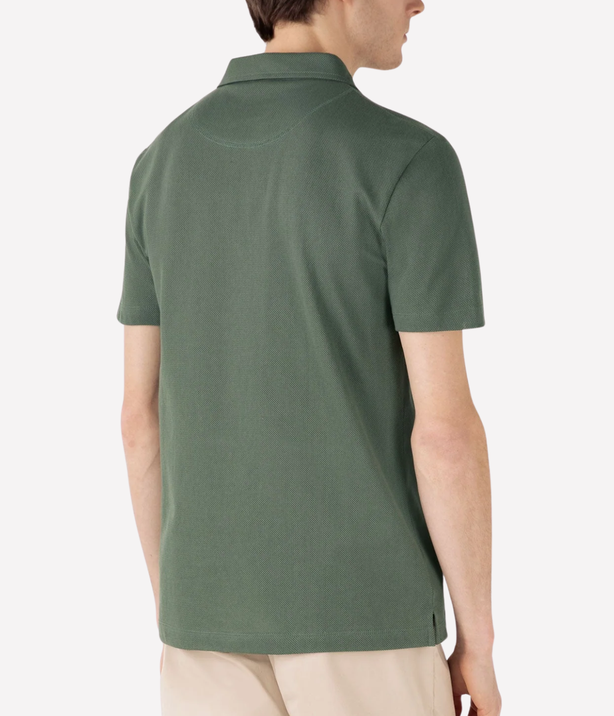 Short Sleeve Riviera Polo in Dusk Green
