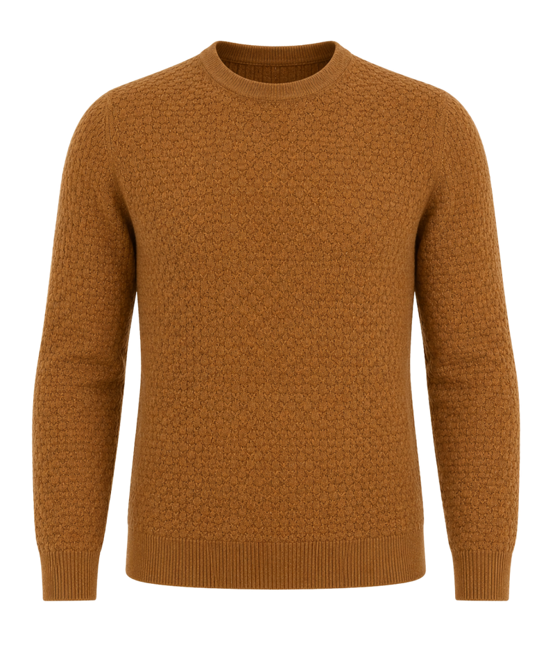 Crew Longsleeve in Caramel