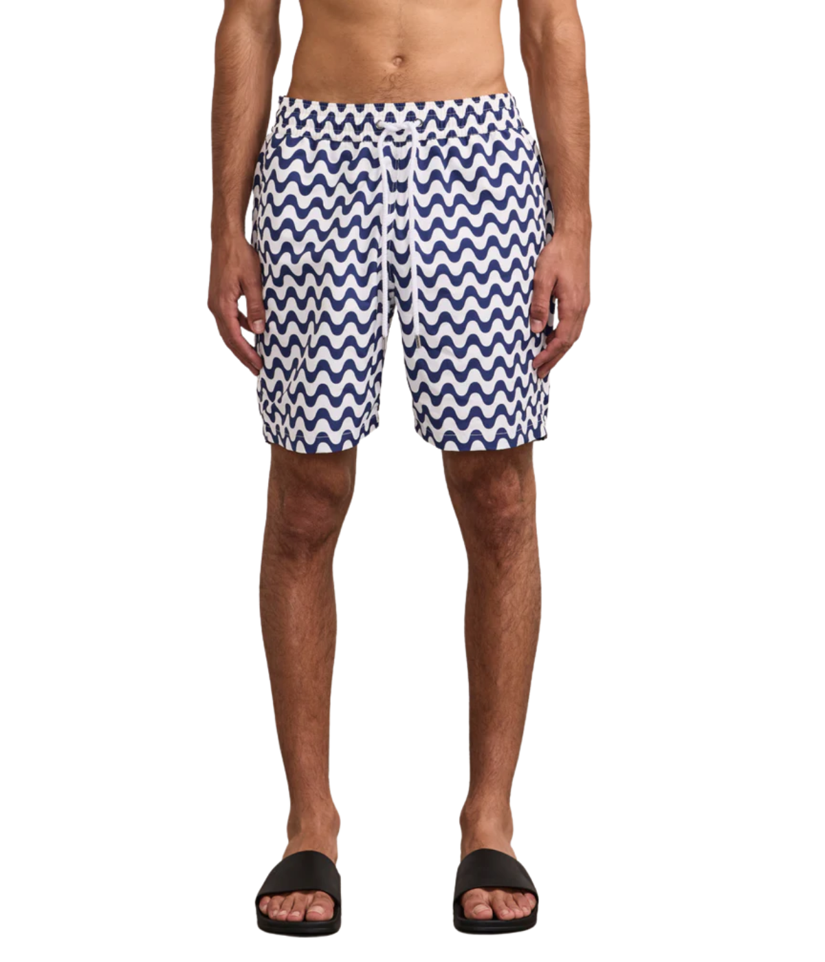 Santos Swim Short Copacabana Print In Navy