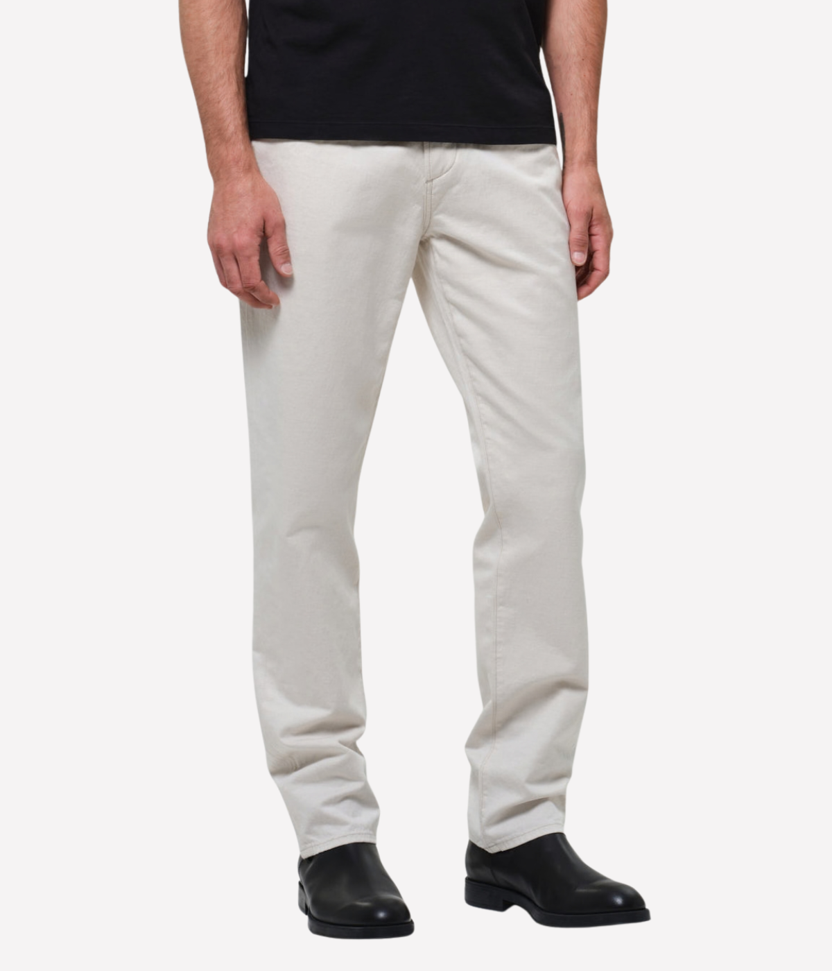 Elijah Stretch Linen in Natural