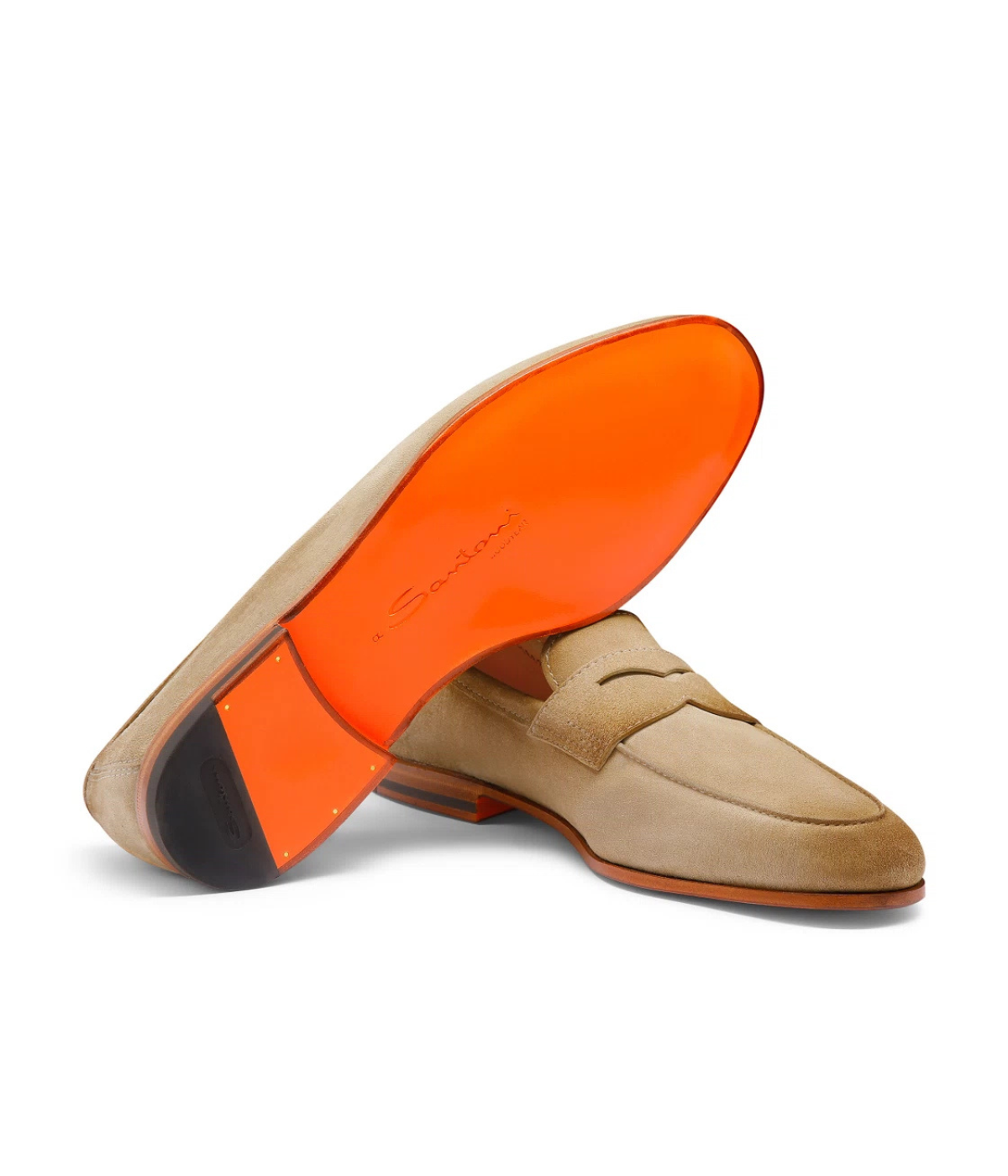 Snatoni Carlos Loafer in Beige - Sole closeup shot