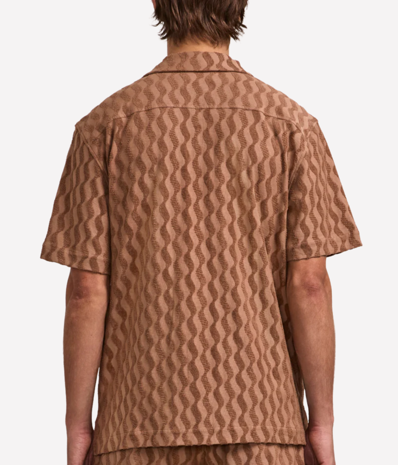 Roberto Terry Shirt In Caramel
