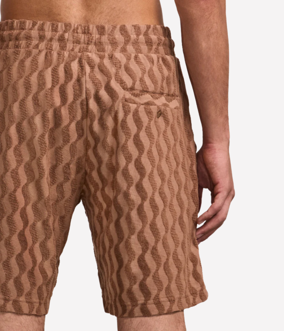 Augusto Listra Terry Shorts In Caramel
