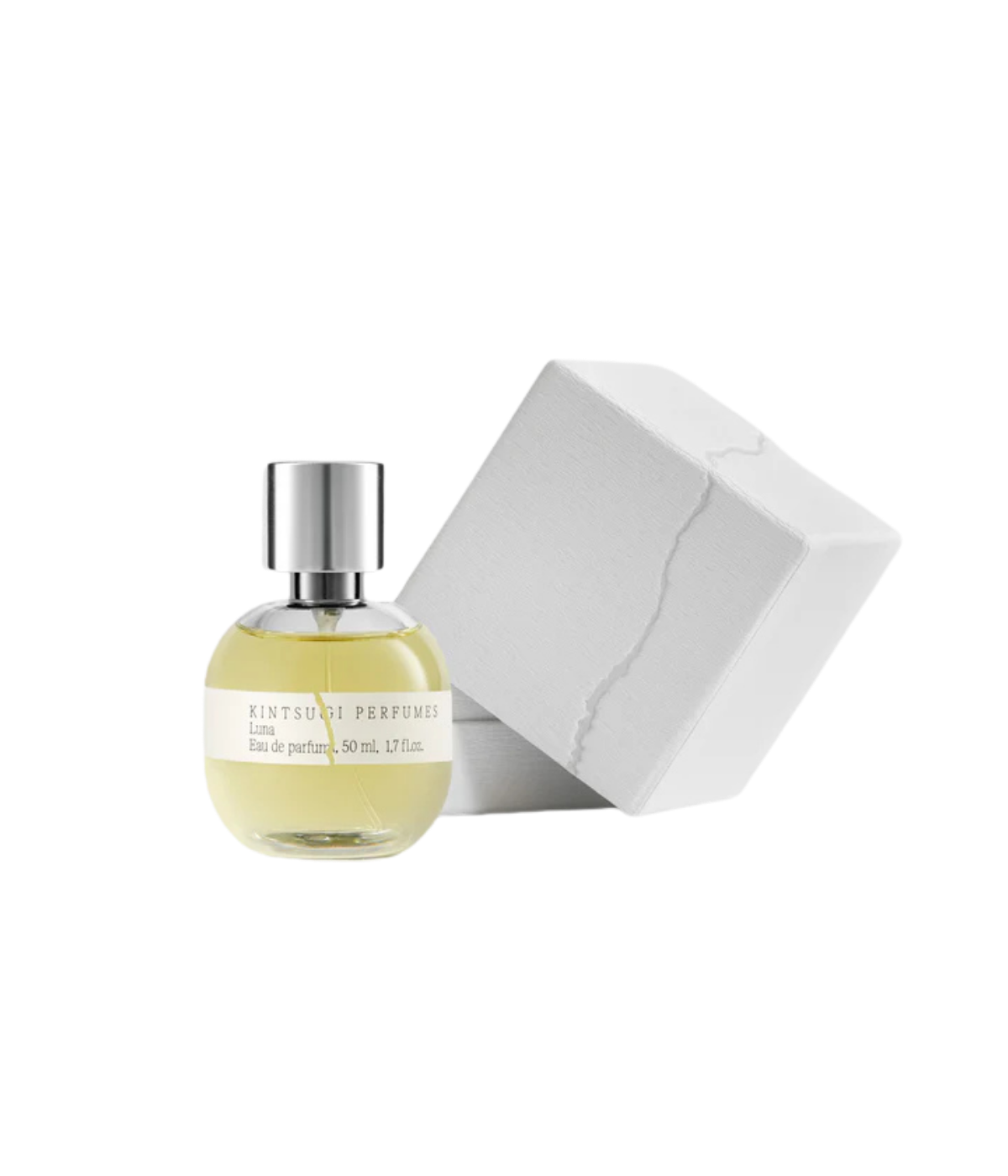 Kintsugi Luna Eau de Parfum 50ml fragrance bottle with branded packaging box