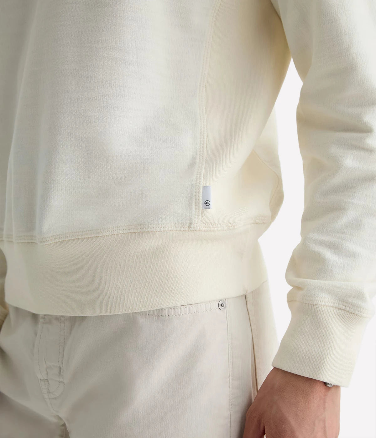 Blake Crew Sweatshirt In Ivory