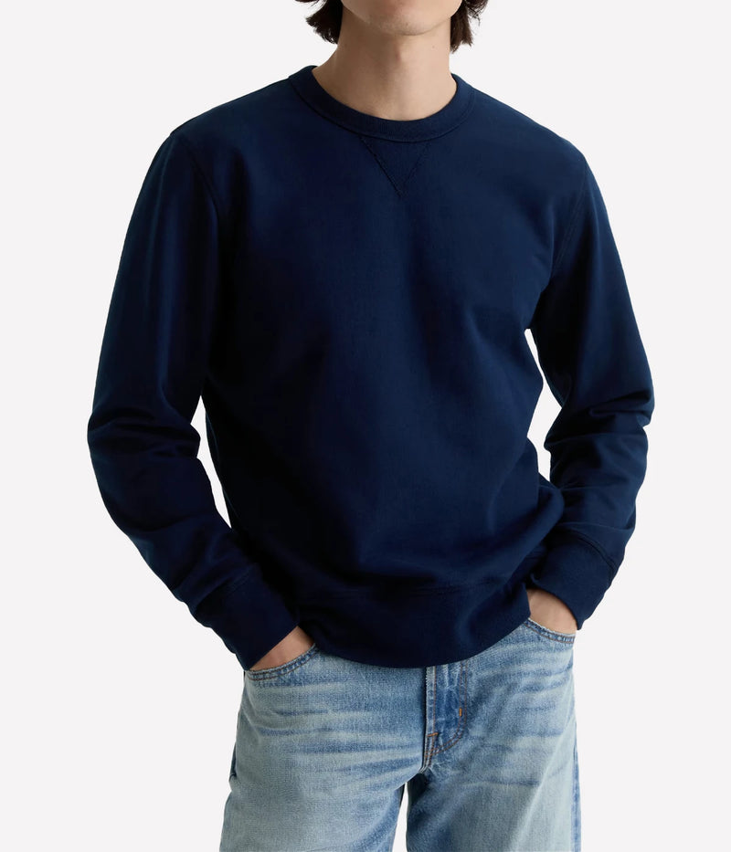 Blake Crew Sweatshirt In Deep Navy