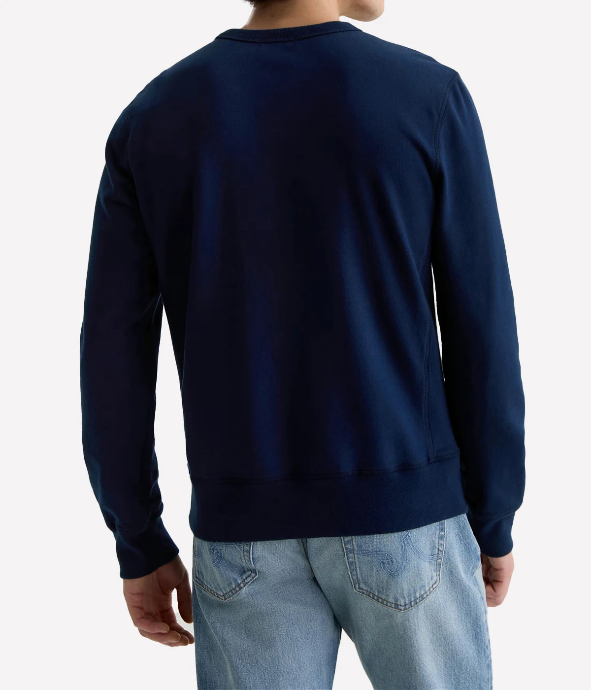Blake Crew Sweatshirt In Deep Navy
