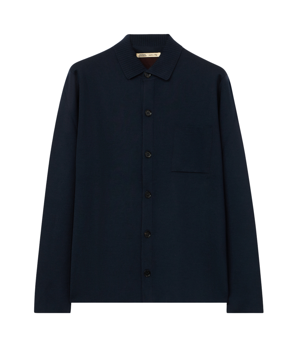 Tubolar Knit Overshirt in 00690