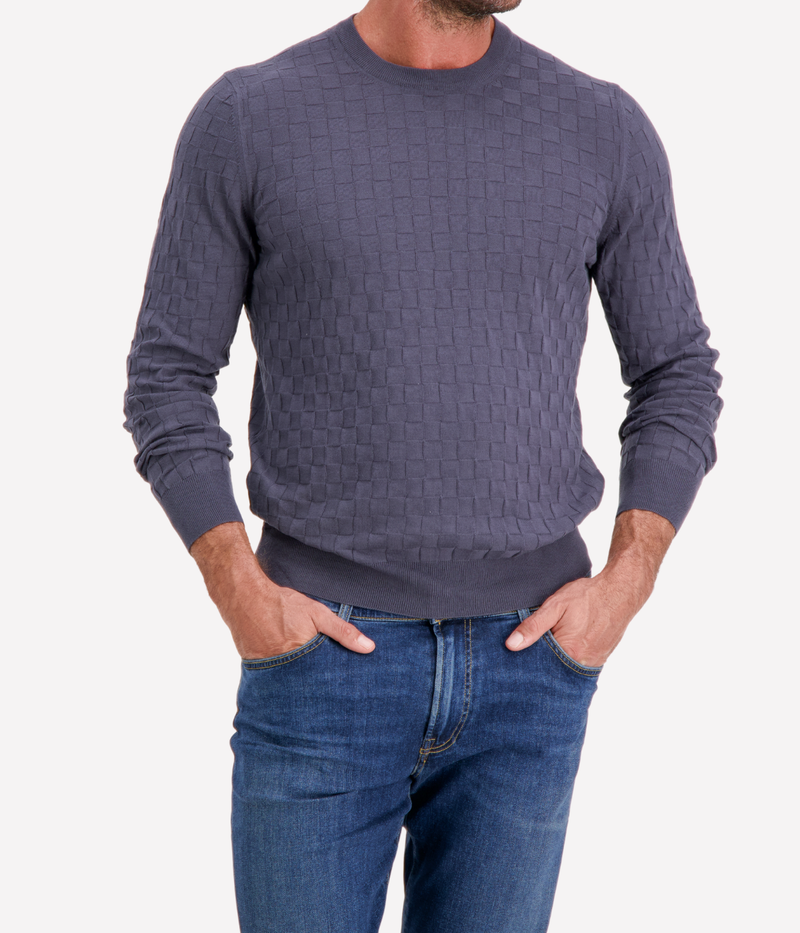 Crew Long Sleeve in SLATE GREY