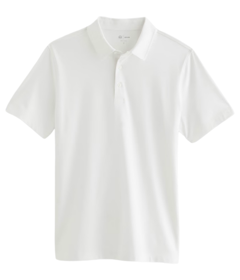 Bryce S/S Polo In True White