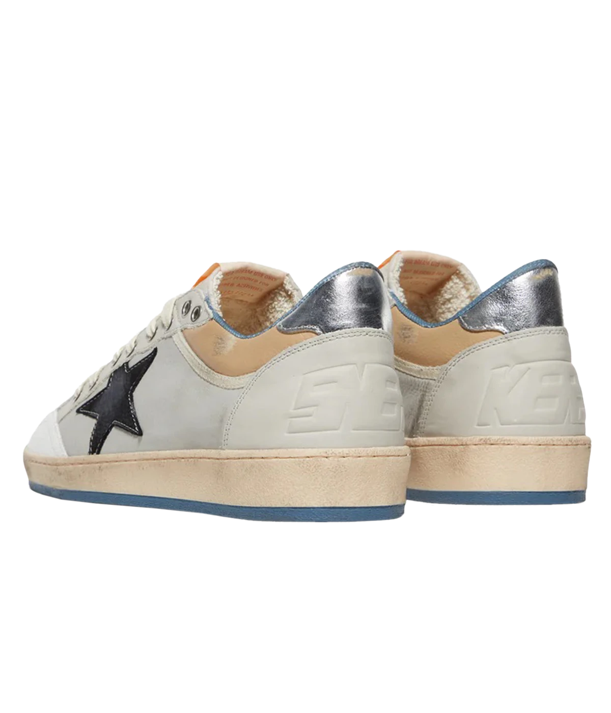 Ball Star Sneaker in Pearl Grey, White, Beige, Black & Silver