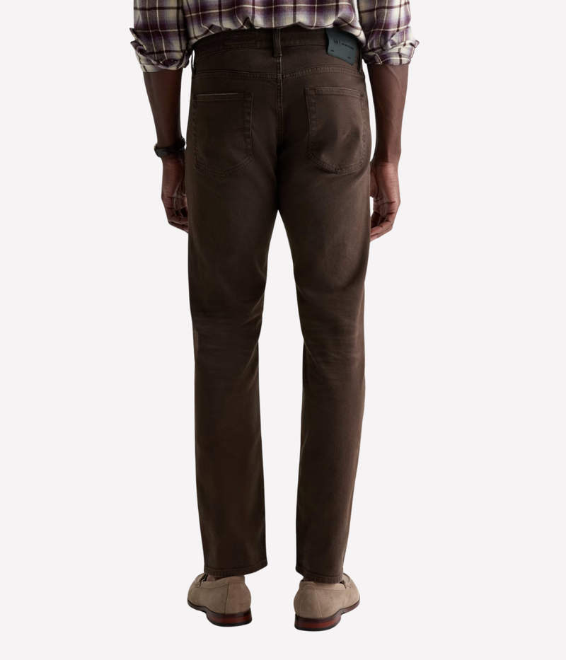 AG Jeans Tellis Jean in 7 Yrs Sulfur Oak Barrel – Back View Slim Fit Denim Jeans