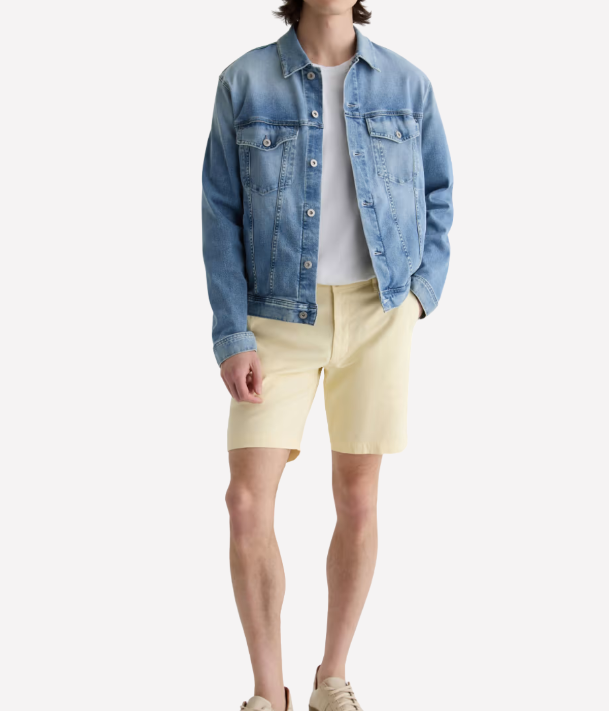 Dart Jacket in Ancient - model Shot full length