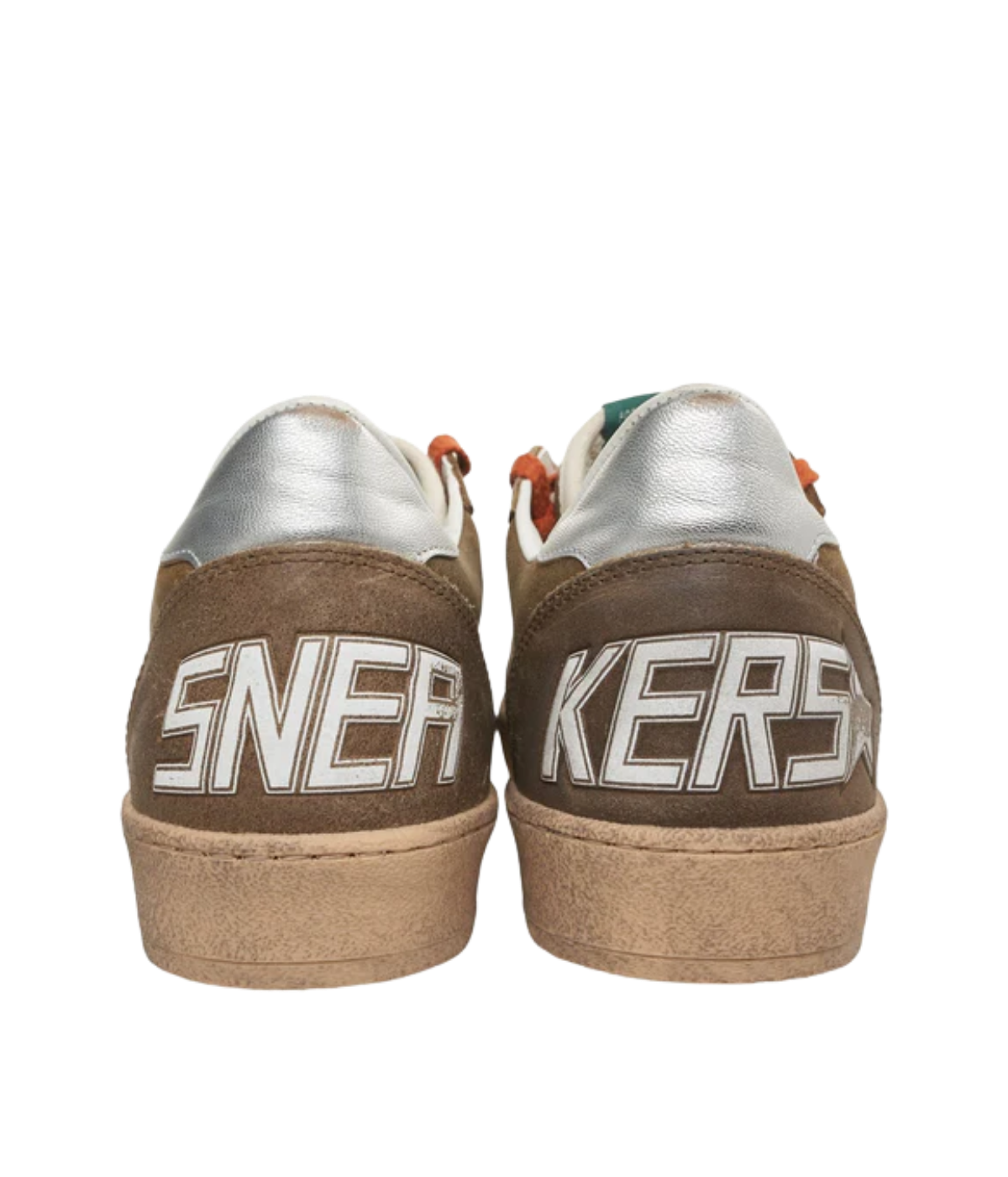 Ballstar Sneaker In Brown/White/Silver