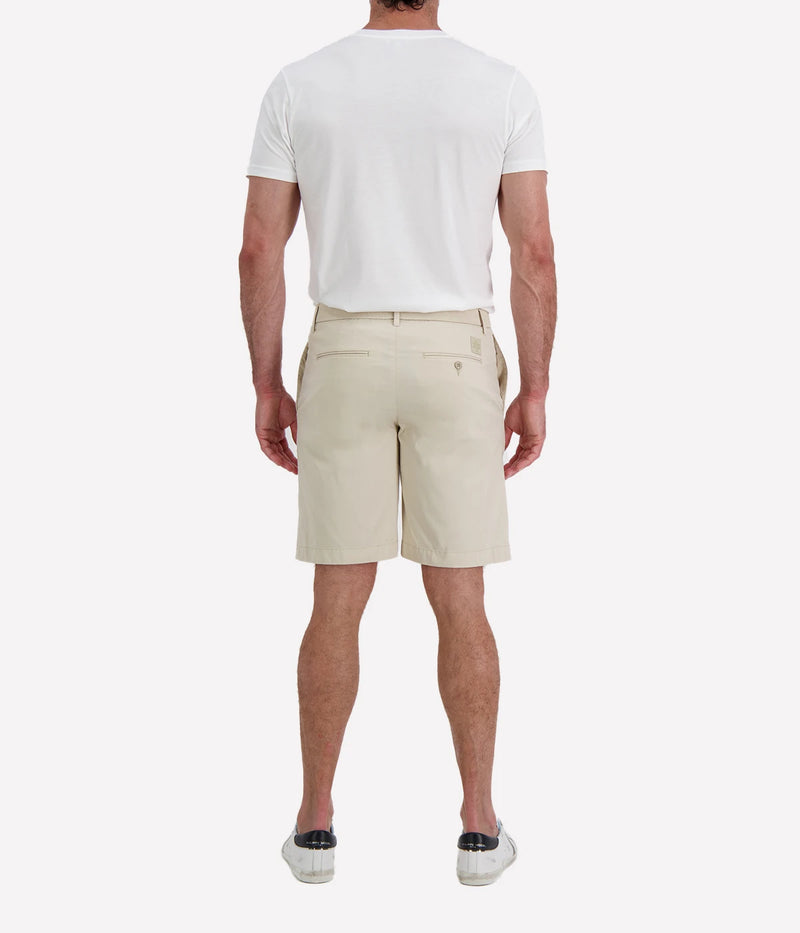 Jacob Cohën George Bermuda Chino Regular Fit in Light Beige Suede Patch – Back View Bermuda Chino Shorts
