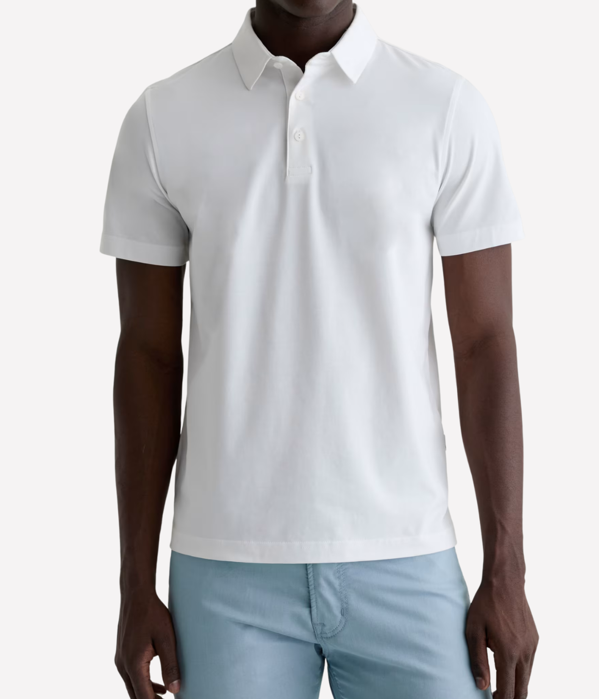 Bryce S/S Polo In True White