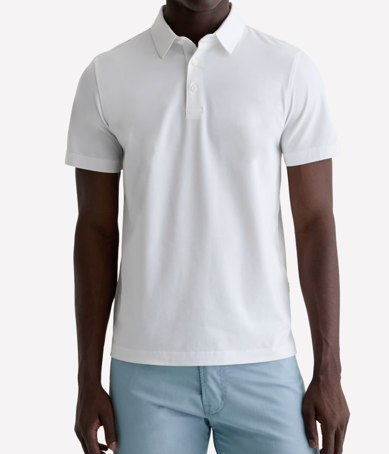 Bryce S/S Polo In True White