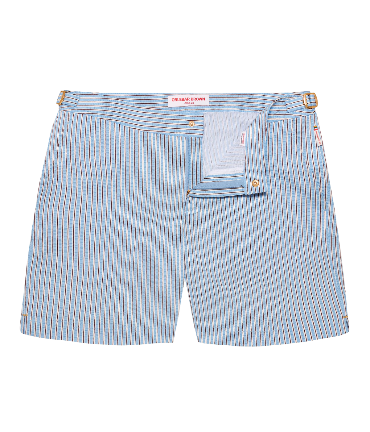 Bulldog Classic Boardshort in Blue Diamond Stripe