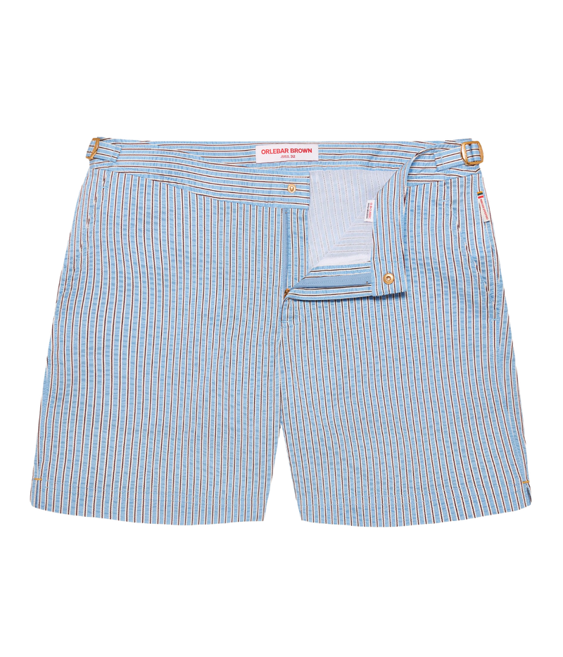 Bulldog Classic Boardshort in Blue Damson Stripe