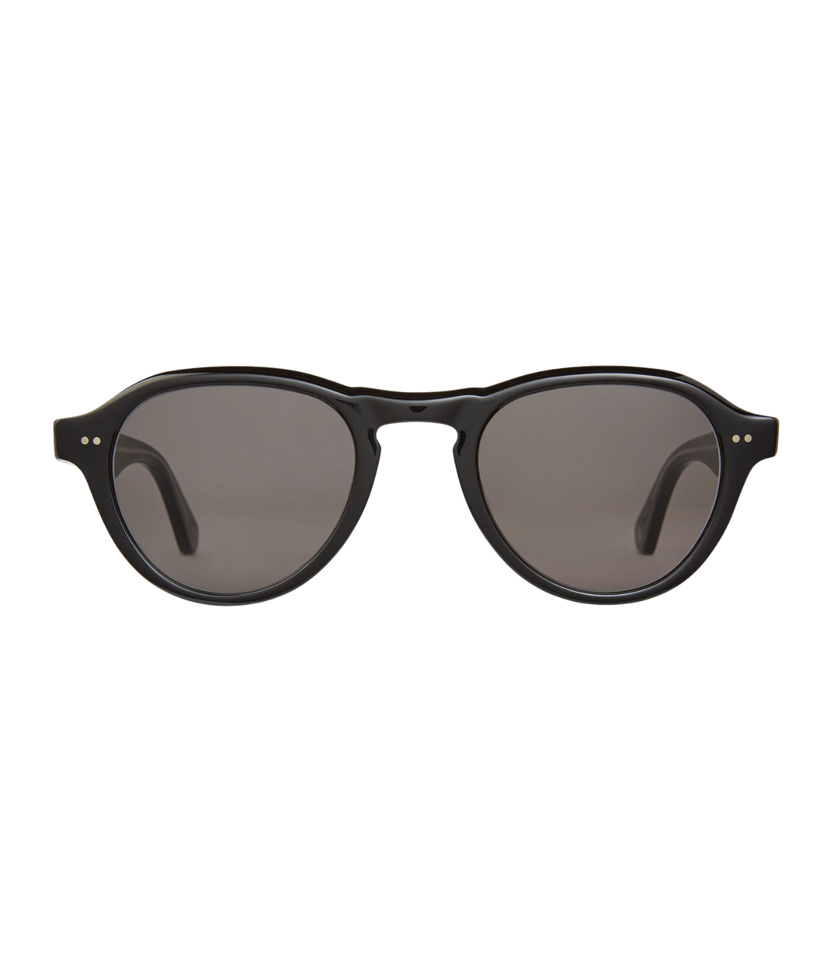Garrett Leight McNally Sun 48 in Dark Grey front view.