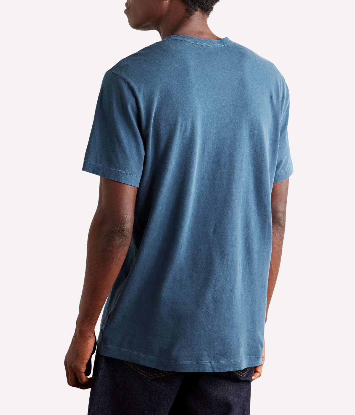 Short Sleeve Crew in Lake Pigment