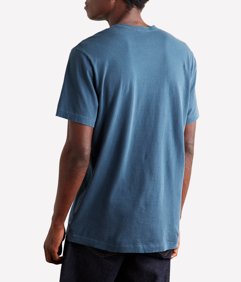 Short Sleeve Crew in Lake Pigment