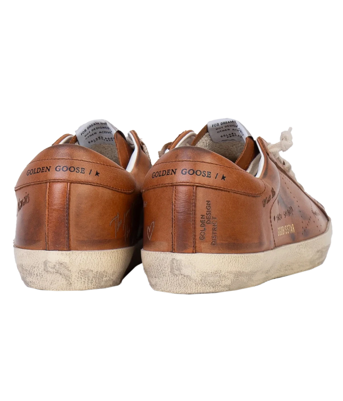 Super Star Sneaker in Brown Leather